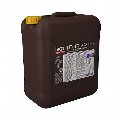 Грунтовка глубокого проникновения для внутренних работ VGT ВД-АК-0301, 10 кг фото