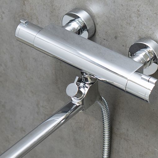 Смеситель для ванны Lemark Yeti LM7834C, с термостатом, хром фото