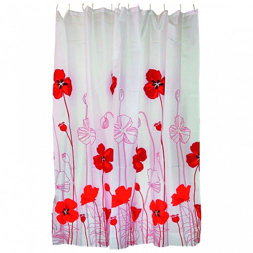 Штора для ванной Рыжий кот SC-PE-25, 180 x 180 см, полиэстер фото