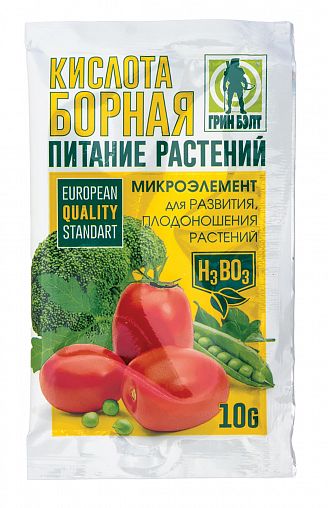 Удобрение Green Belt Борная кислота, 10 г фото Удобрение Green Belt Борная кислота, 10 г фото
