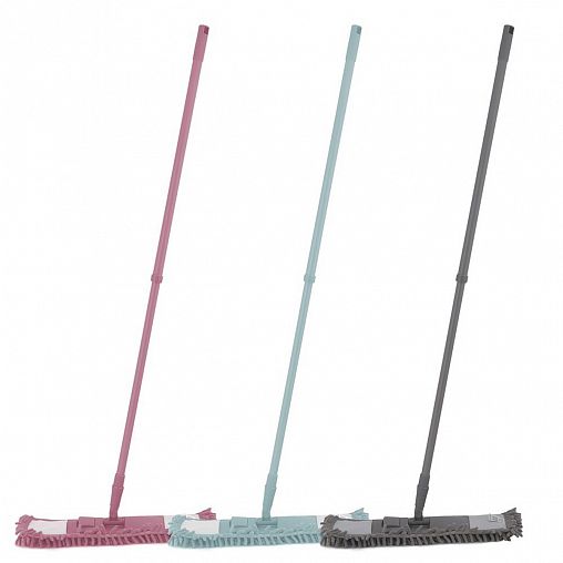 Швабра для пола Мультидом Ни соринки, с телескопической ручкой фото