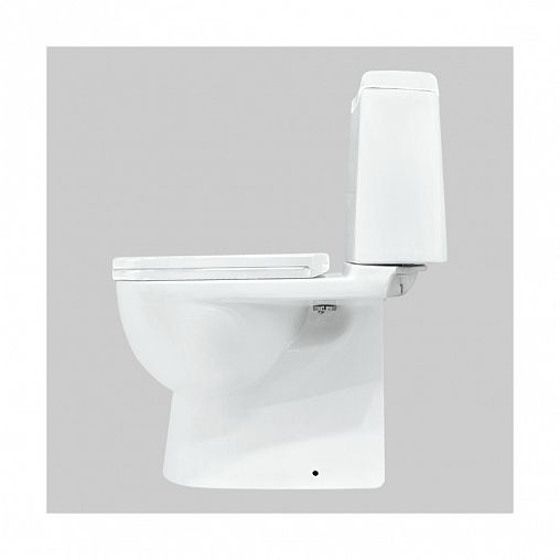 Унитаз напольный ободковый Sanita Luxe Best Comfort, 63 x 34,5 x 77,5 см, белый фото