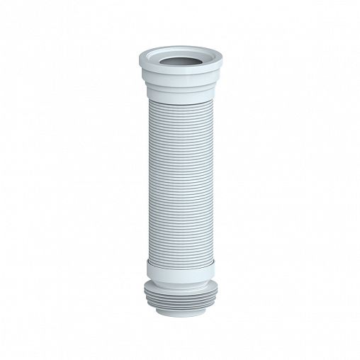 Труба гофрированная для унитаза армированная Unicorn Т950, 220 - 950 мм, d 123 мм фото