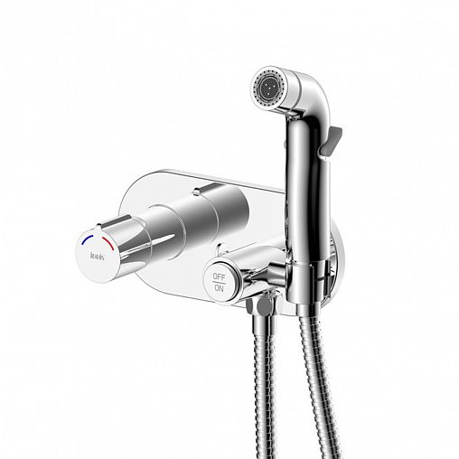 Встраиваемый гигиенический душ со смесителем IDDIS Axes AXESBRBi08, хром фото