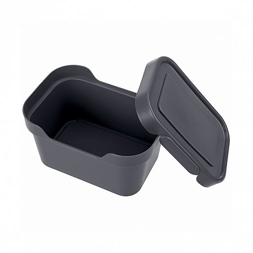 Ящик универсальный с крышкой Econova Luxe, 189 x 132 x 110 мм, 1,9 л, серый фото