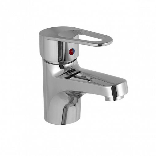 Смеситель для раковины с коротким изливом PLStart PL1006, хром фото