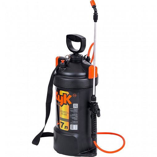 Опрыскиватель Жук Оптима ОП-220 7 л, стеклопластик, нетелескопический брандспойт фото