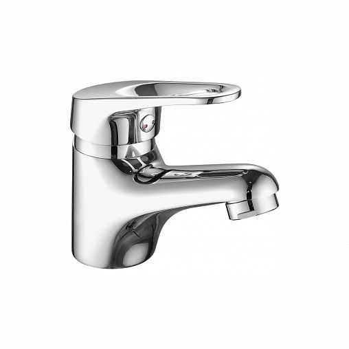 Смеситель для раковины с коротким изливом Fashun A1013, хром фото