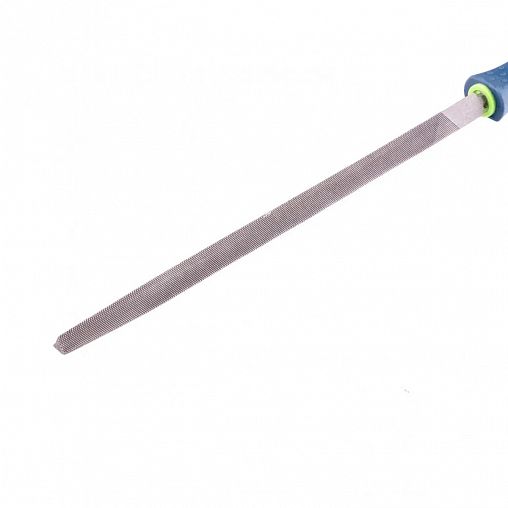 Напильник трехгранный по металлу Сибртех, двухкомпонентная рукоятка, 250 мм фото