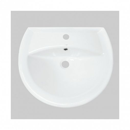 Раковина Sanita Аттика 55 ВКС, 54 x 47 x 18,5 см, белая фото