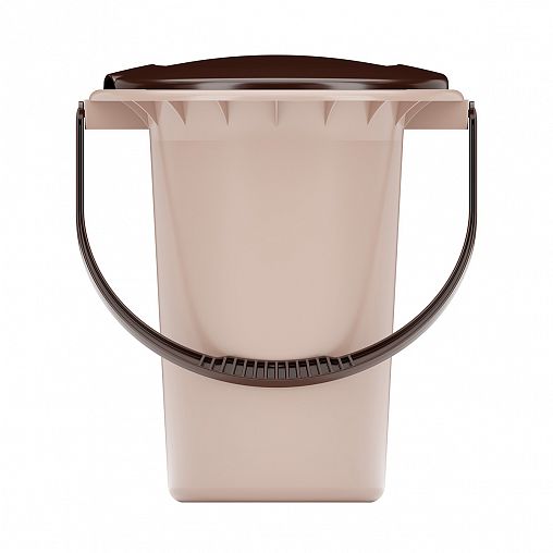 Ведро-туалет Альтернатива, 18 л, бежевый фото