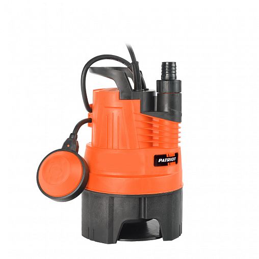 Насос дренажный для грязной воды Patriot F 350, 300 Вт, 5000 л/ч фото