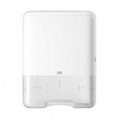 Диспенсер для листовых полотенец Tork Elevation, сложение ZZ и C, белый фото