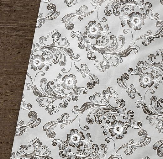 Клеенка столовая ПВХ Вилина Ажурная, 1,32 x 25 м, фиалка фото