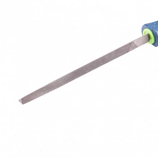 Напильник трехгранный по металлу Сибртех, двухкомпонентная рукоятка, 150 мм фото