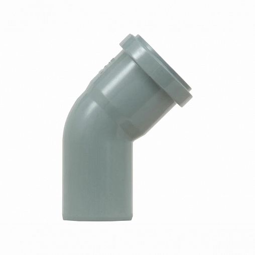 Отвод канализационный Lammin, 40 x 45° фото