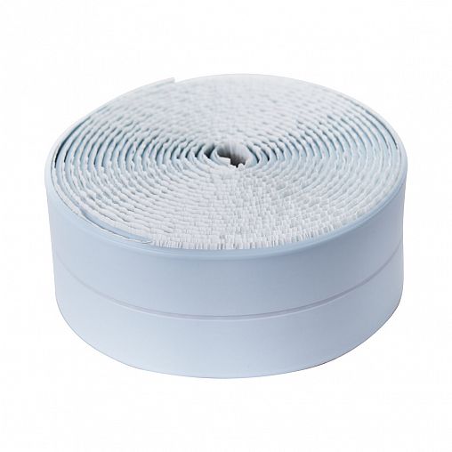 Самоклеящаяся бордюрная лента для ванн Аккурат, 38 мм x 3,35 м, голубая фото