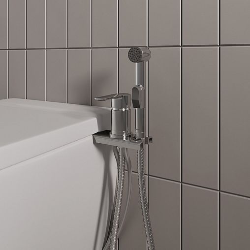 Гигиенический душ со смесителем Milardo Tidy, хром фото