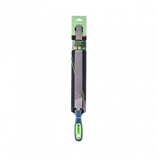 Напильник плоский по металлу Сибртех, двухкомпонентная рукоятка, 300 мм фото