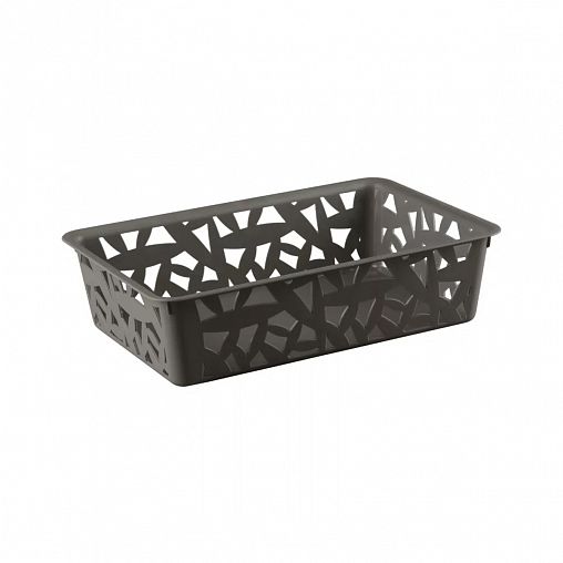 Корзина универсальная Econova L, 235 x 160 x 60 мм, серая фото Корзина универсальная Econova L, 235 x 160 x 60 мм, серая фото