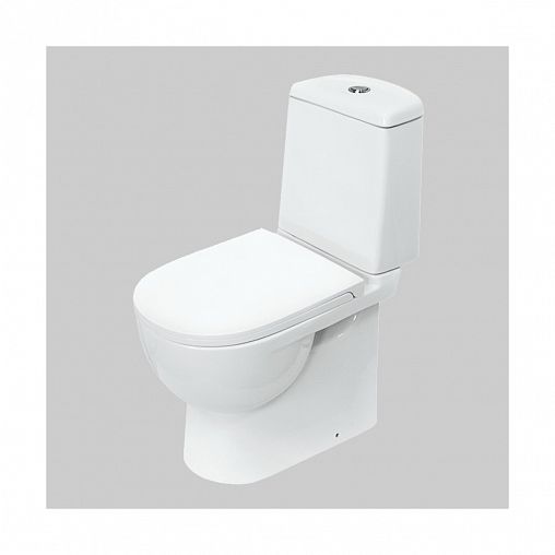 Унитаз напольный ободковый Sanita Luxe Best Comfort, 63 x 34,5 x 77,5 см, белый фото