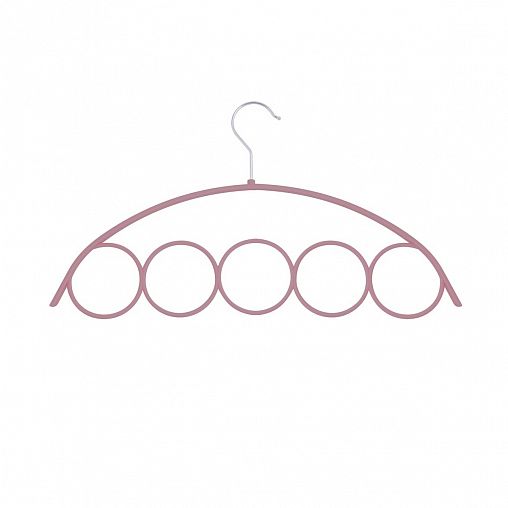 Вешалка для шарфов и платков Мультидом, 5 колец, 23 x 40 см, микс фото