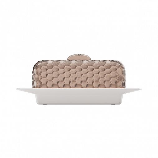 Масленка Альтернатива Мозаика, 18,5 x 12 x 7,2 см, бело-тонированная фото