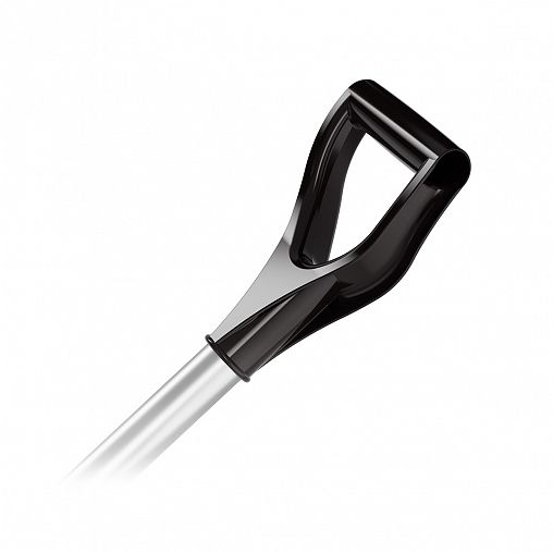 Лопата для уборки снега Альтернатива Классика, с алюминиевым черенком, 375 x 375 мм фото