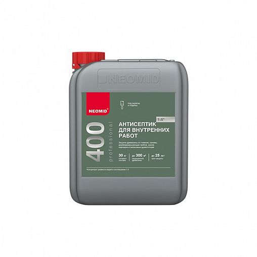 Антисептик для внутренних работ Neomid 400, концентрат, 5 кг фото