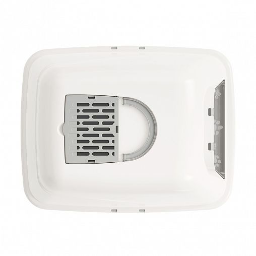 Лоток для животных Альтернатива, закрытый, серый фото