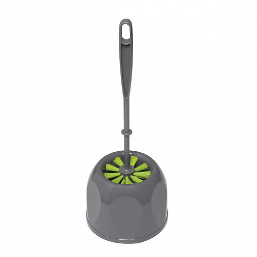 Ершик для унитаза York Миди, с подставкой, микс фото