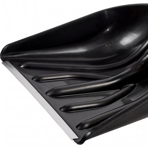 Лопата для уборки снега Cycle Купец Standart, с металлическим черенком, 410 x 460 мм фото