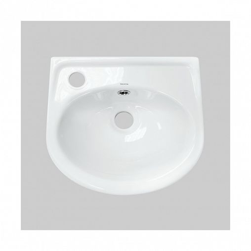 Раковина-мини Sanita Лада 37 ВКСЛ, 37 x 31,5 x 9,7 см, белая фото