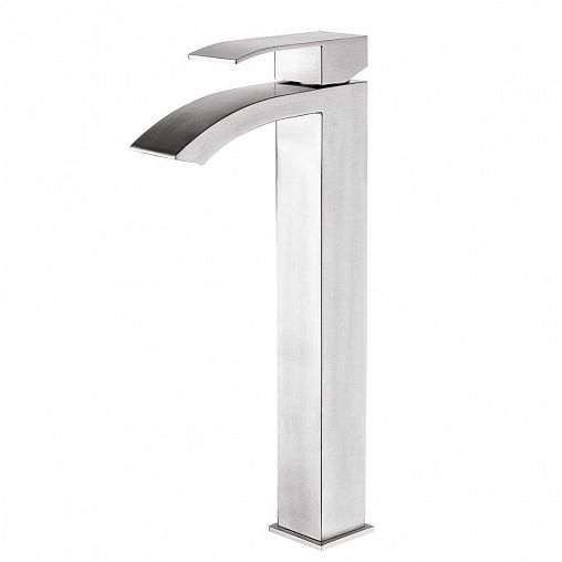 Смеситель для раковины с коротким изливом Fashun A51218, сатин фото