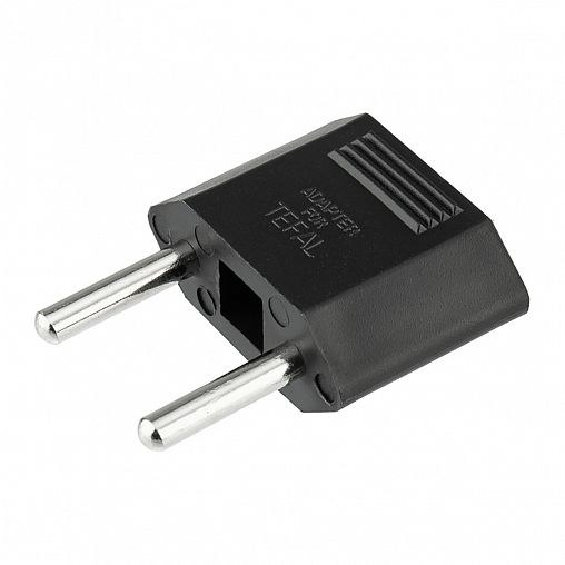 Переходник для розетки Rexant «Тефаль», 6 A, черный фото