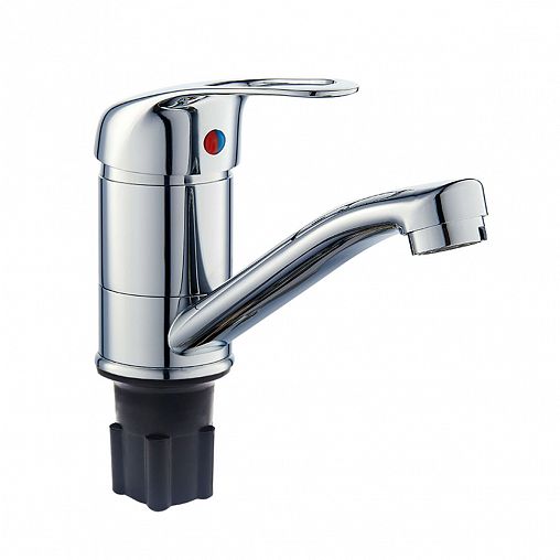 Смеситель для кухни Roegen RB014B, хром фото