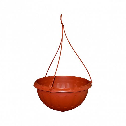 Горшок-кашпо подвесной Альтернатива Джулия, 8 л, коричневый фото