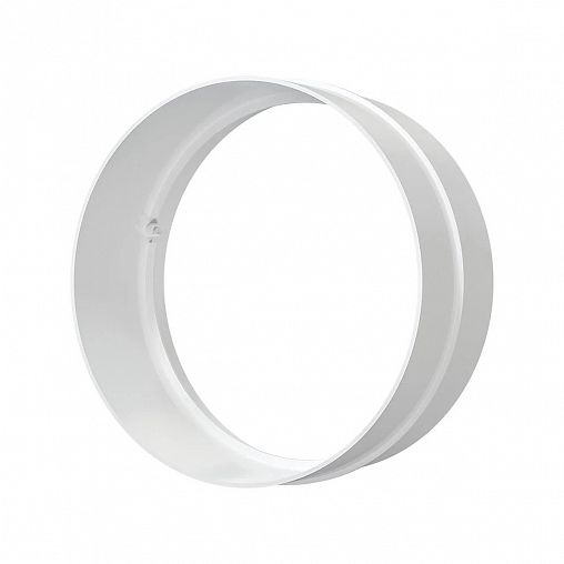 Соединитель круглых воздуховодов Era 16СКП, пластик, d 160 мм фото