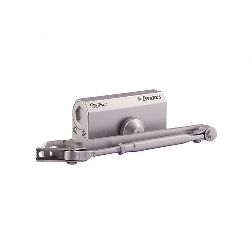 Доводчик дверной Нора-М 410 Isparus, для дверей 15 - 60 кг, серебро фото