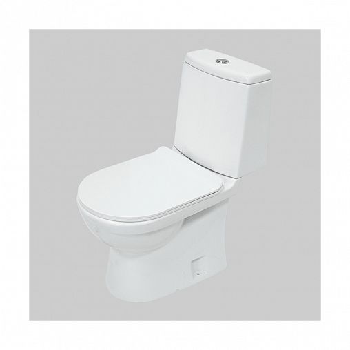 Унитаз напольный ободковый Sanita Luxe Next Slim, 65 x 34,5 x 77 см, белый фото