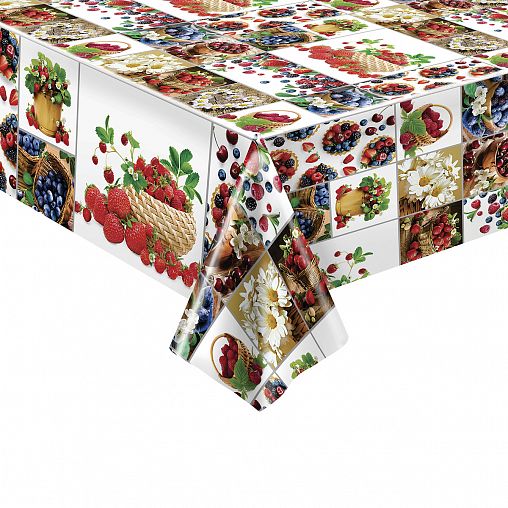 Клеенка столовая на нетканой основе Колорит Мажор 636/0, 1,35 x 20 м фото