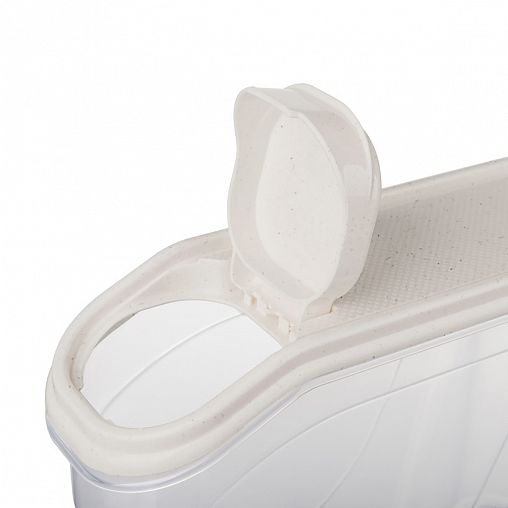 Емкость для сыпучих продуктов Phibo, 1,5 л, бежевый флэк фото