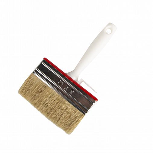 Макловица Krafor, натуральная щетина, пластиковая ручка, 30 x 120 мм фото