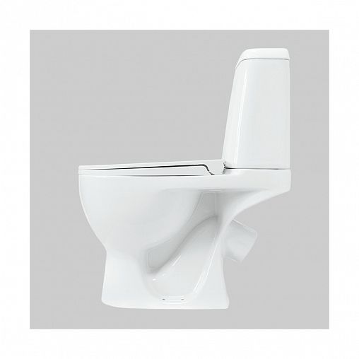 Унитаз напольный ободковый Sanita Luxe Max Comfort, 62 x 34 x 75,7 см, белый фото