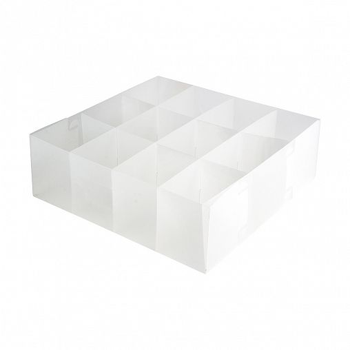 Коробка для белья Рыжий кот PSB-03/12, 12 ячеек, 30 x 30 x 10 см фото