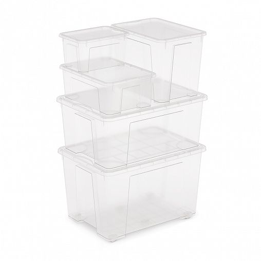 Контейнер для хранения Альтернатива, с крышкой, 59 x 42,5 x 25,5 см, 45 л фото