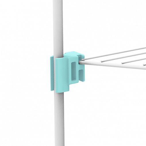 Сушилка для белья навесная Nika СБН1/Б, складная, сушильное полотно 11 м, белая фото