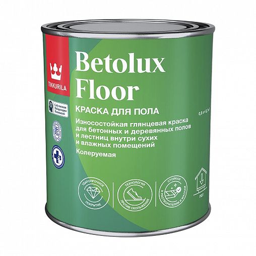 Краска для пола Betolux Floor (Бетолюкс Флор) TIKKURILA, уретано ...