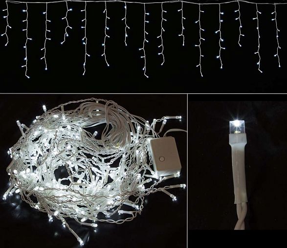 Электрогирлянда Волшебная страна Сосульки 0,5 x 4 м фото