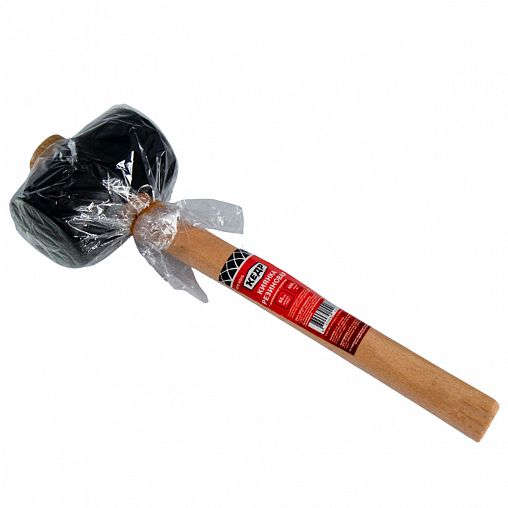 Киянка резиновая Кедр, деревянная ручка, 450 г фото